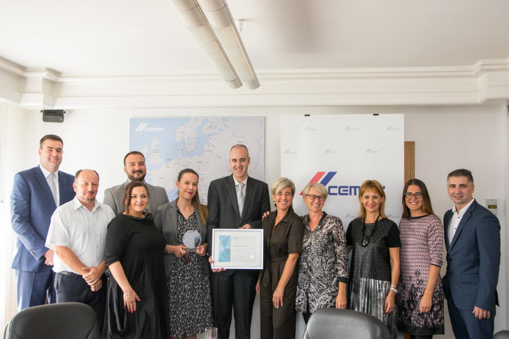 Dodjela certifikata Poslodavac Partner CEMEX-u Hrvatska