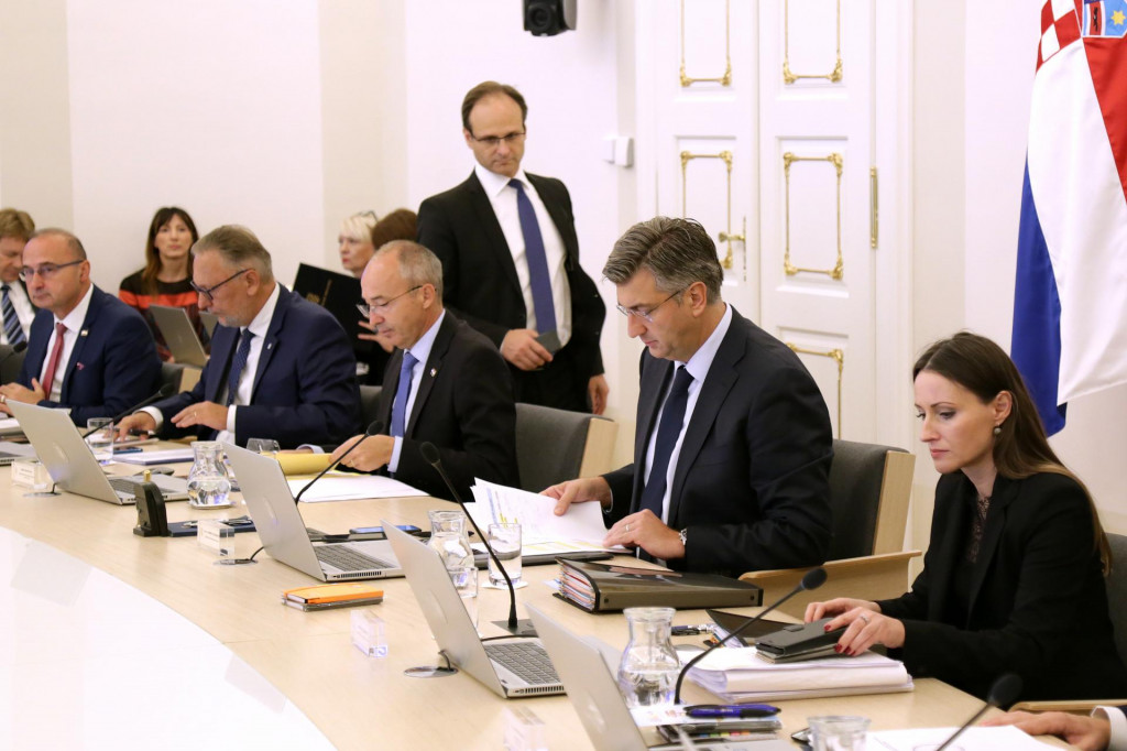 Vlada RH, sjednica vlade, predsjednik vlade, ministri, Andrej Plenković