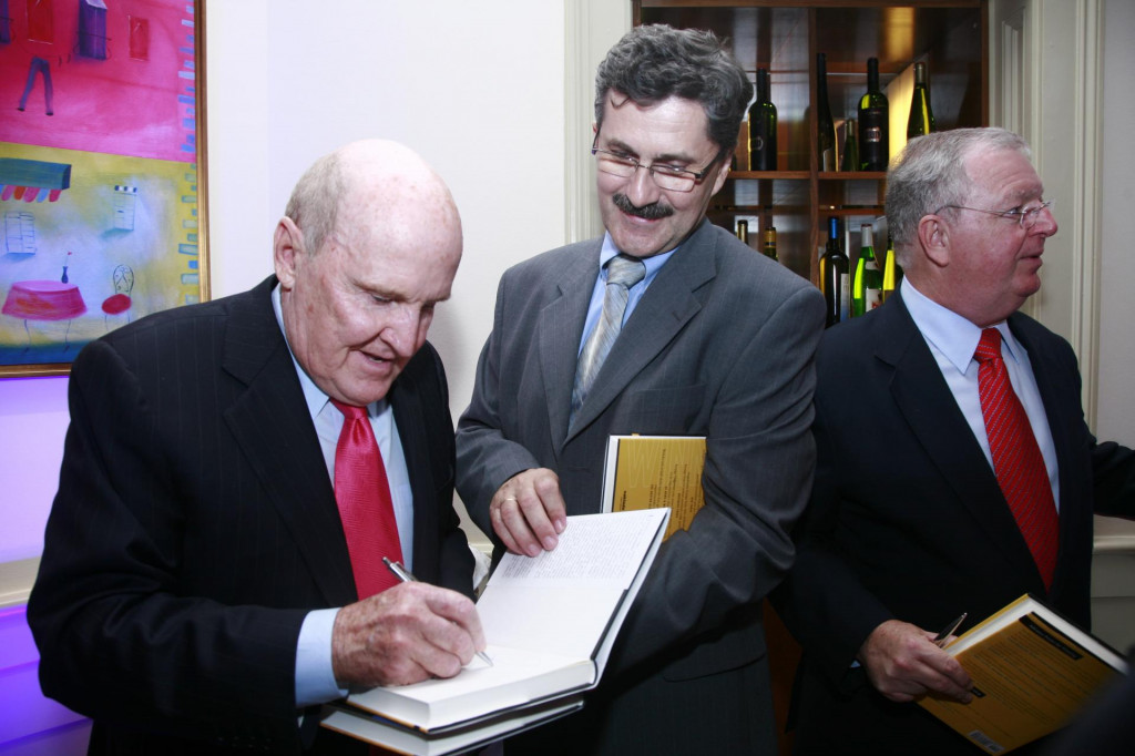 Jack Welch i Miodrag Šajatović 2007. godine