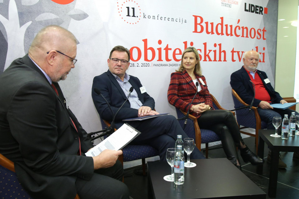 Budućnost obiteljskih tvrtki 2020, Panel 3: Goran Litvan, Josip Žnidarić, Tanja Pureta i Mirko Kokanović