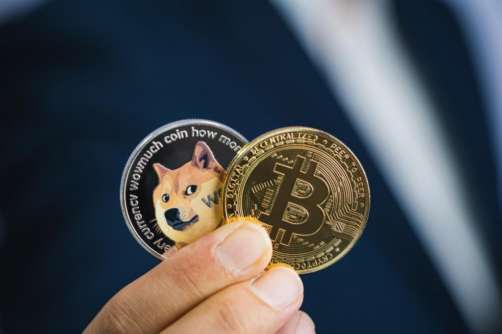 &lt;p&gt;Golden bitcoin Dogecoin DOGE&lt;/p&gt;

