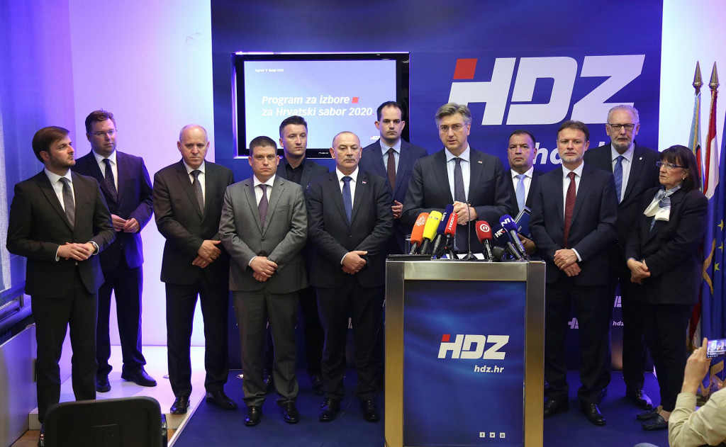 &lt;p&gt;Predsjednik HDZ-a Andrej Plenković predstavlja izborni program ”Sigurna Hrvatska”&lt;/p&gt;
