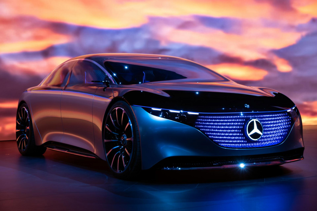 &lt;p&gt;Mercedes Benz Vision EQS luxury electric&lt;/p&gt;
