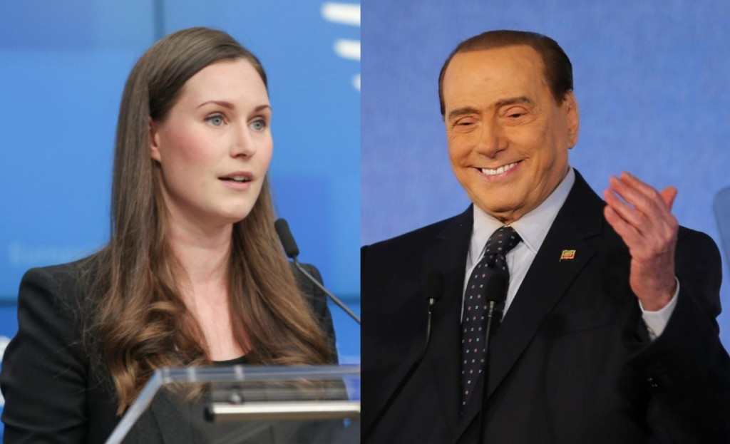 &lt;p&gt;Sanna Marin, Silvio Berlusconi&lt;/p&gt;
