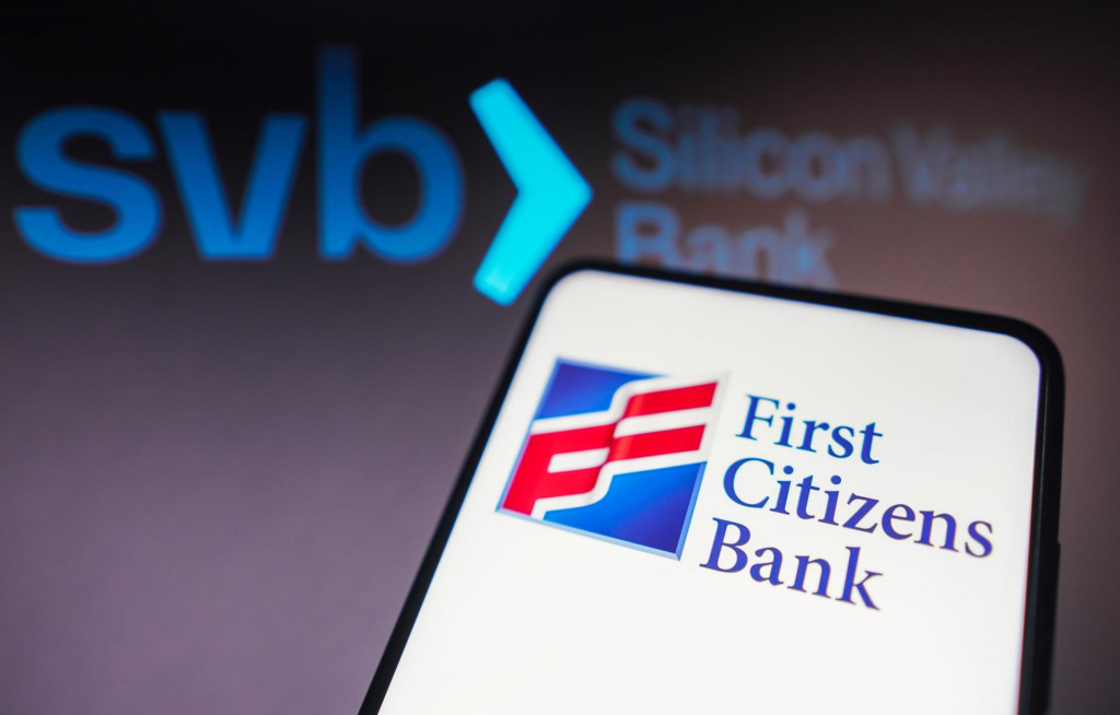 &lt;p&gt;First Citizens Bank i Silicon Valley Bank (SVB)&lt;/p&gt;