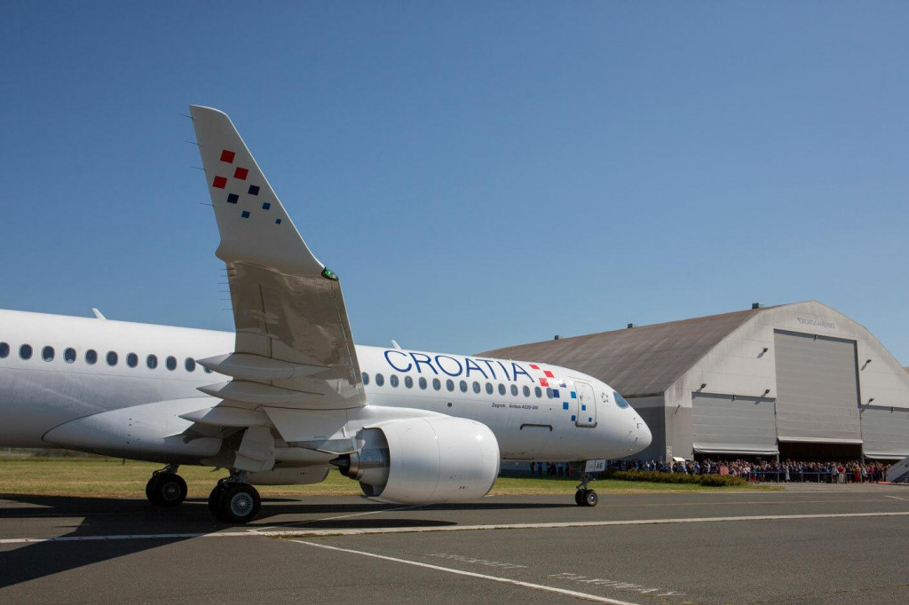 &lt;p&gt;Croatia Airlanes Airbus A220&lt;/p&gt;