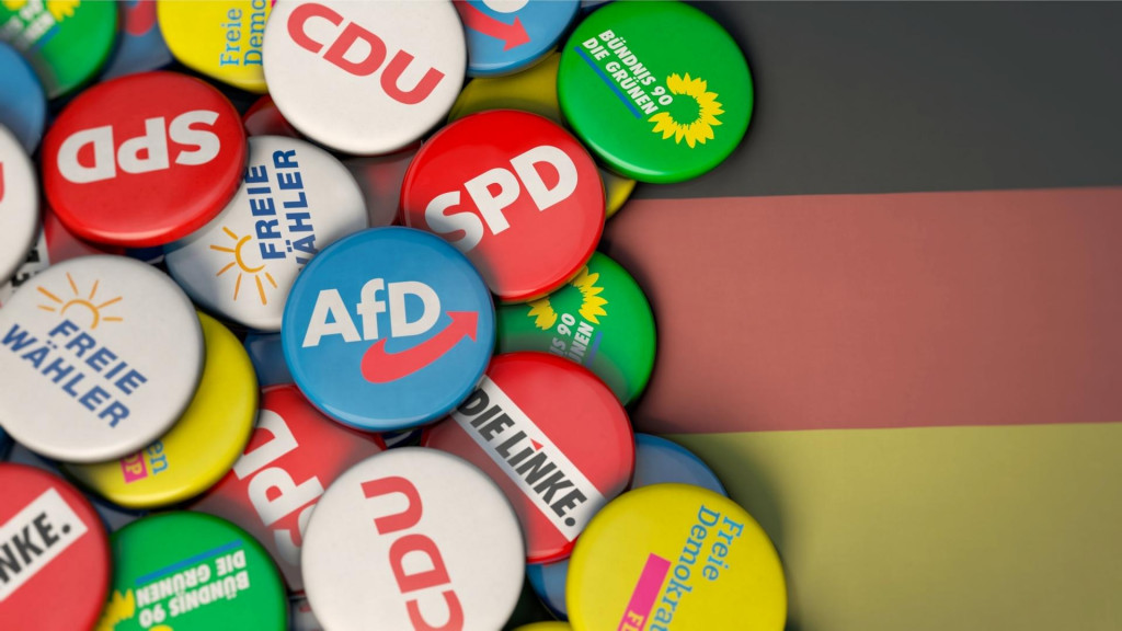 &lt;p&gt;Njemačke stranke, AFD, SPD, CDU&lt;/p&gt;