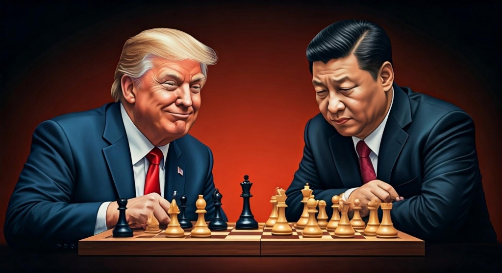 <p>donald trump i xi jinping</p>