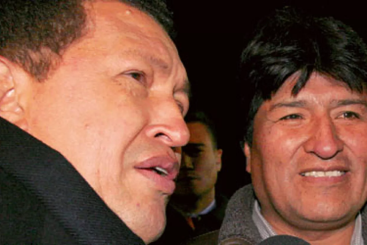 Morales u slabijoj poziciji od Chaveza i Putina