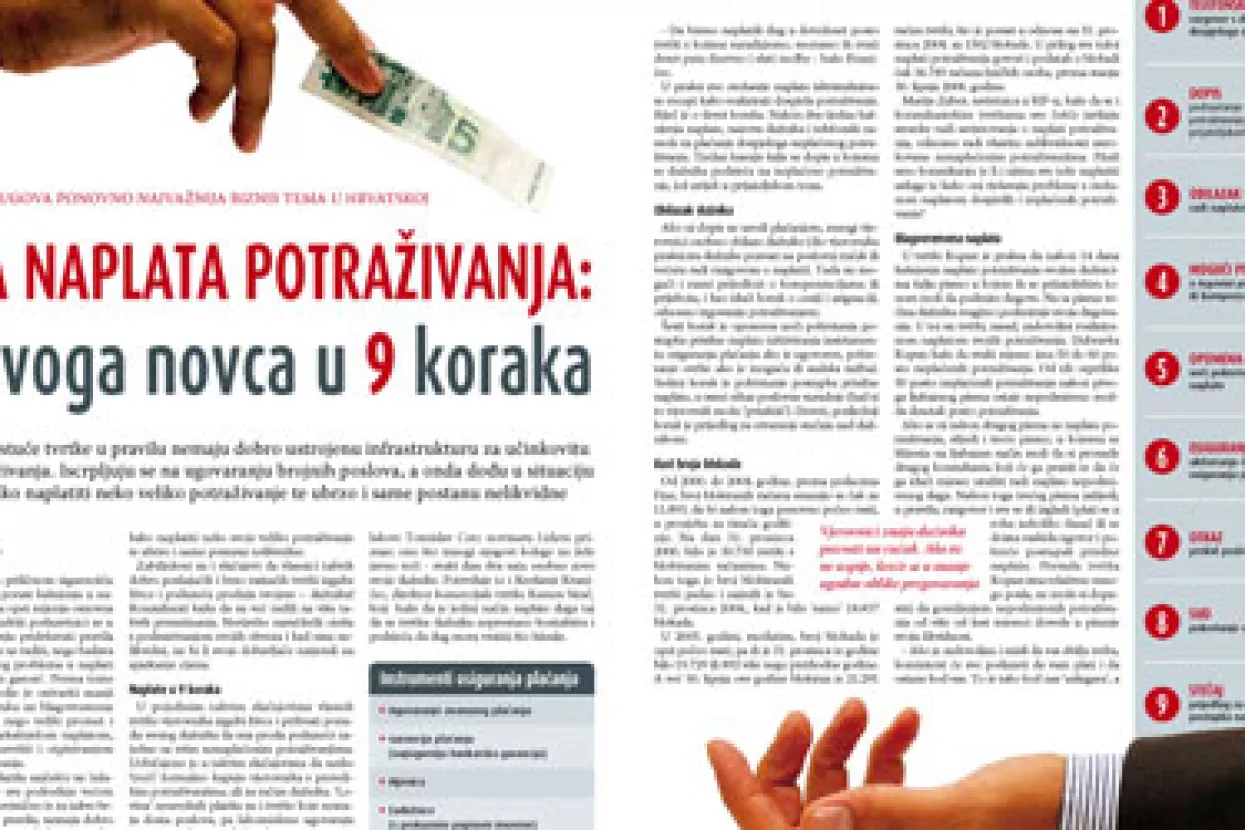 Kako do svog novca u devet koraka