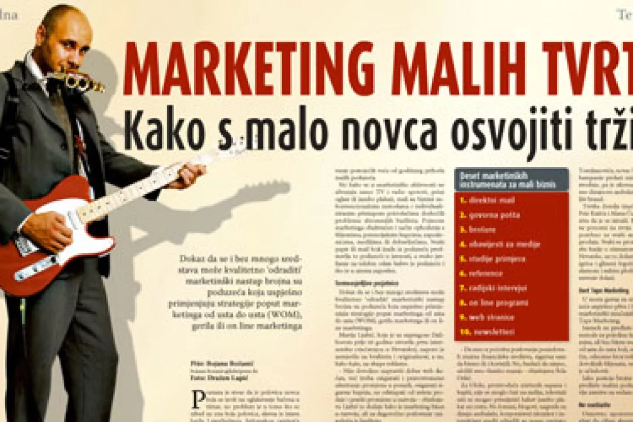 Dosjetljivost u marketingu vrijedi isto kao i vreća novaca