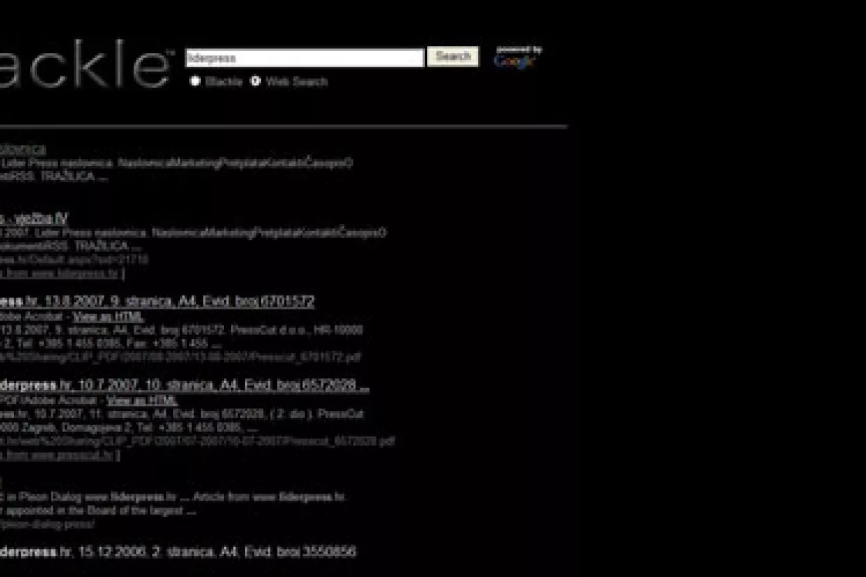 &Scaron;tedite struju kori&scaron;tenjem Blacklea, 'Crnog Googlea'