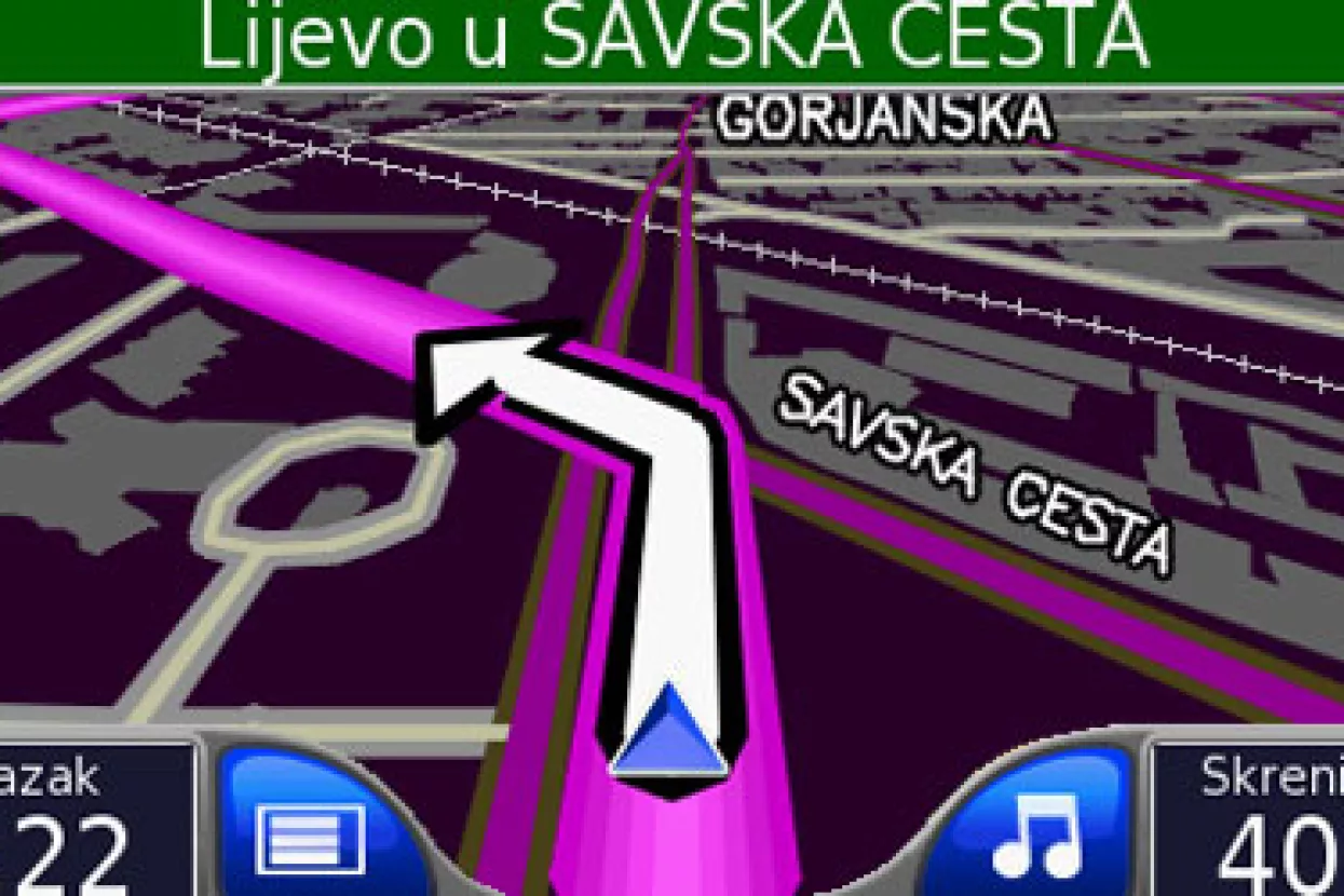 Garmin predstavio detaljniju kartu regije