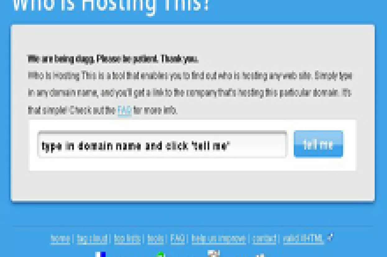 Prodana internetska stranica 'Who is Hosting This'