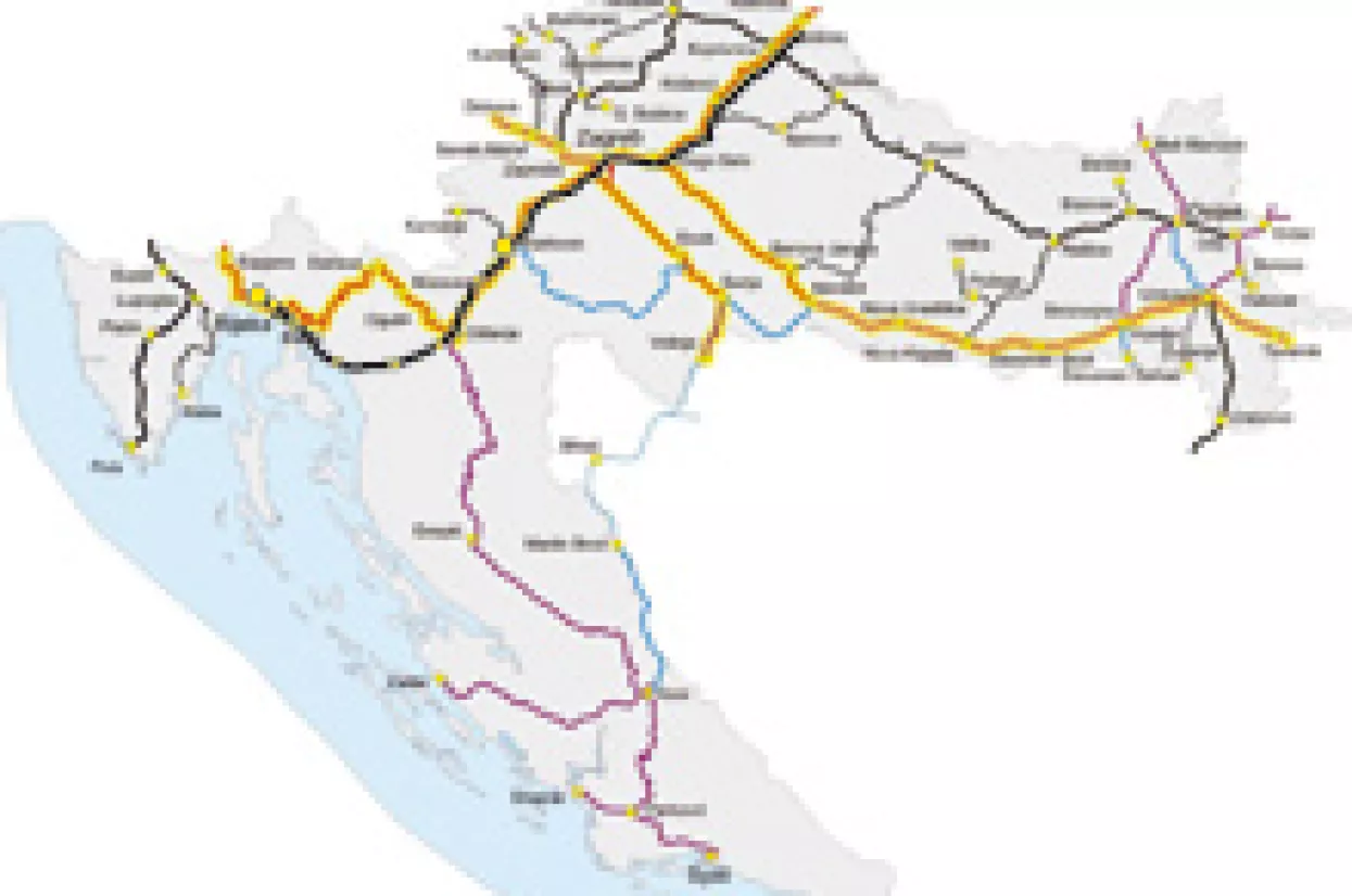 Autoceste pred koncesijom zbog gradnje nizinske pruge Zagreb - Rijeka