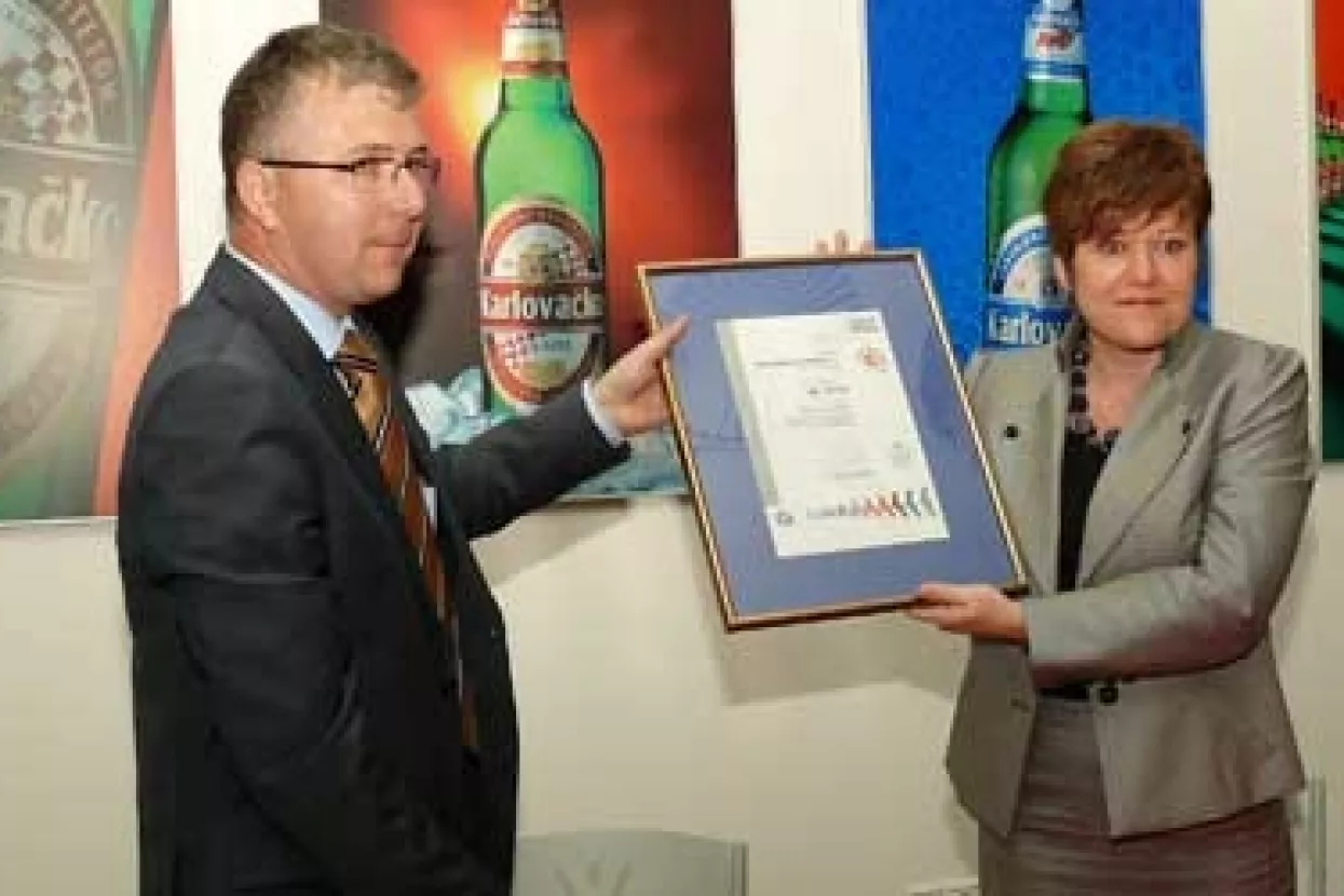 Karlovačka pivovara dobila certifikat ISO 14001