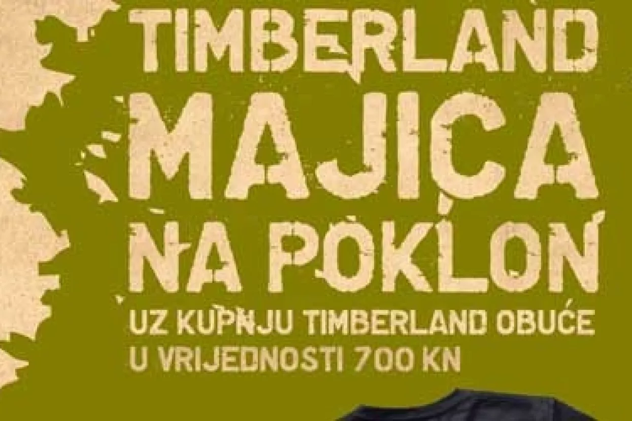 Akcija u Office Shoes trgovinama uz Timberland obuću