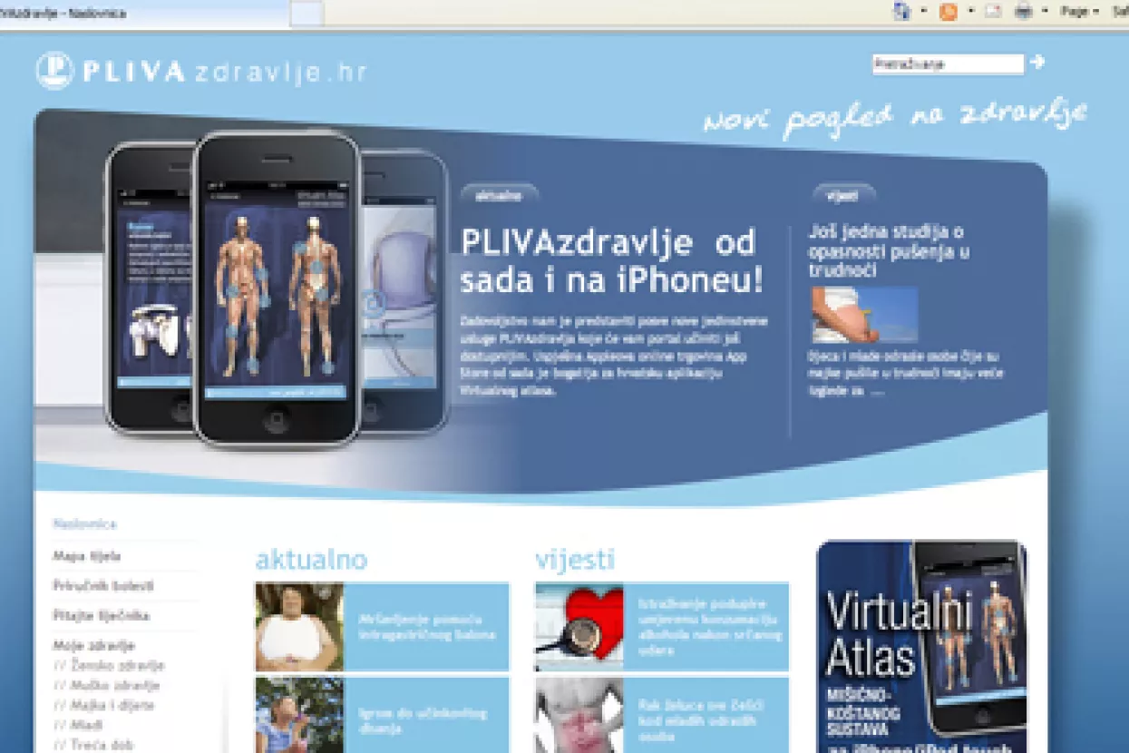 Pliva i Zaba izdale aplikacije za iPhone