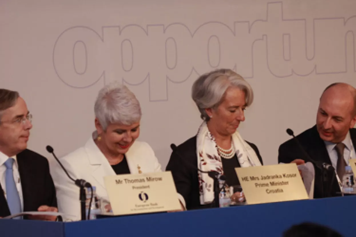 Zadaća EBRD-a je ponovno potaknuti i osigurati rast