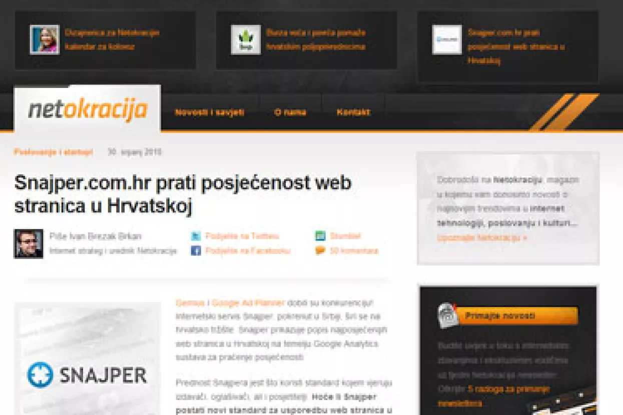 Gemius dobio konkurenta u mjerenju web-posjećenosti