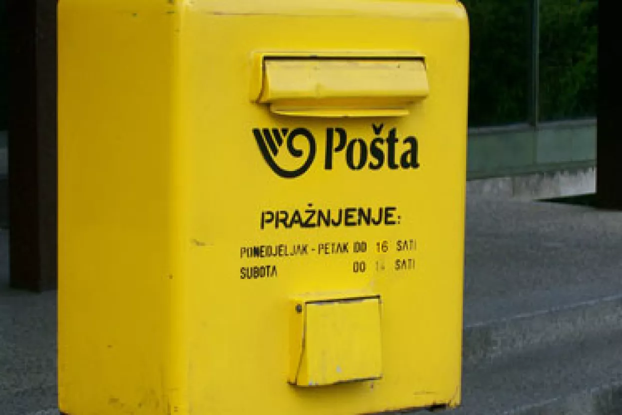 Hrvatski građani &scaron;alju sve manje pisama