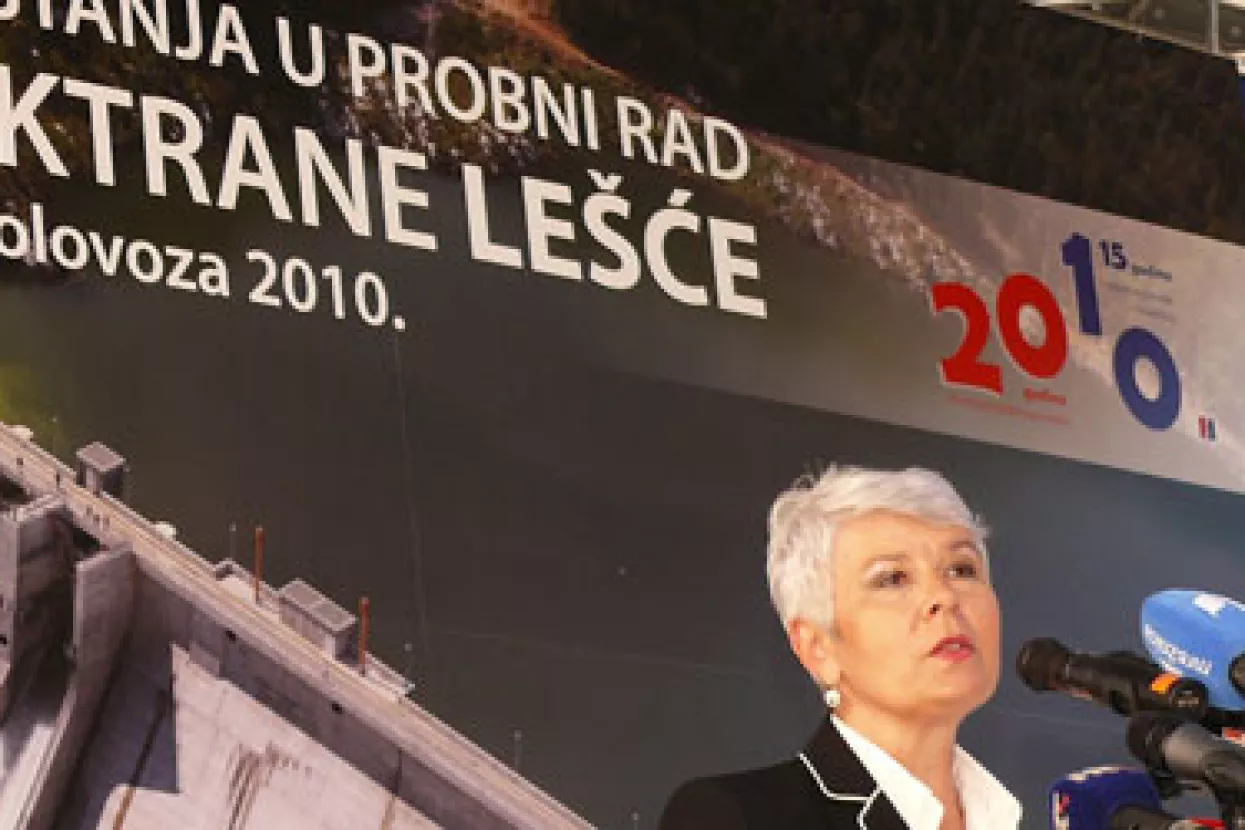 Kosor pustila u probni rad hidroelektranu Le&scaron;će na rijeci Dobri