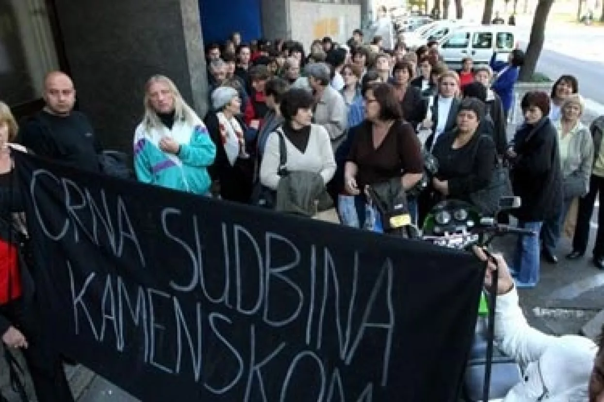 Sutra odluka o stečaju Kamenskog