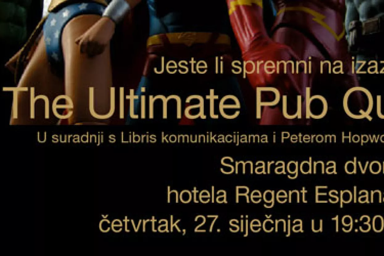 Ultimate Pub Quiz 27. siječnja u Esplanadi