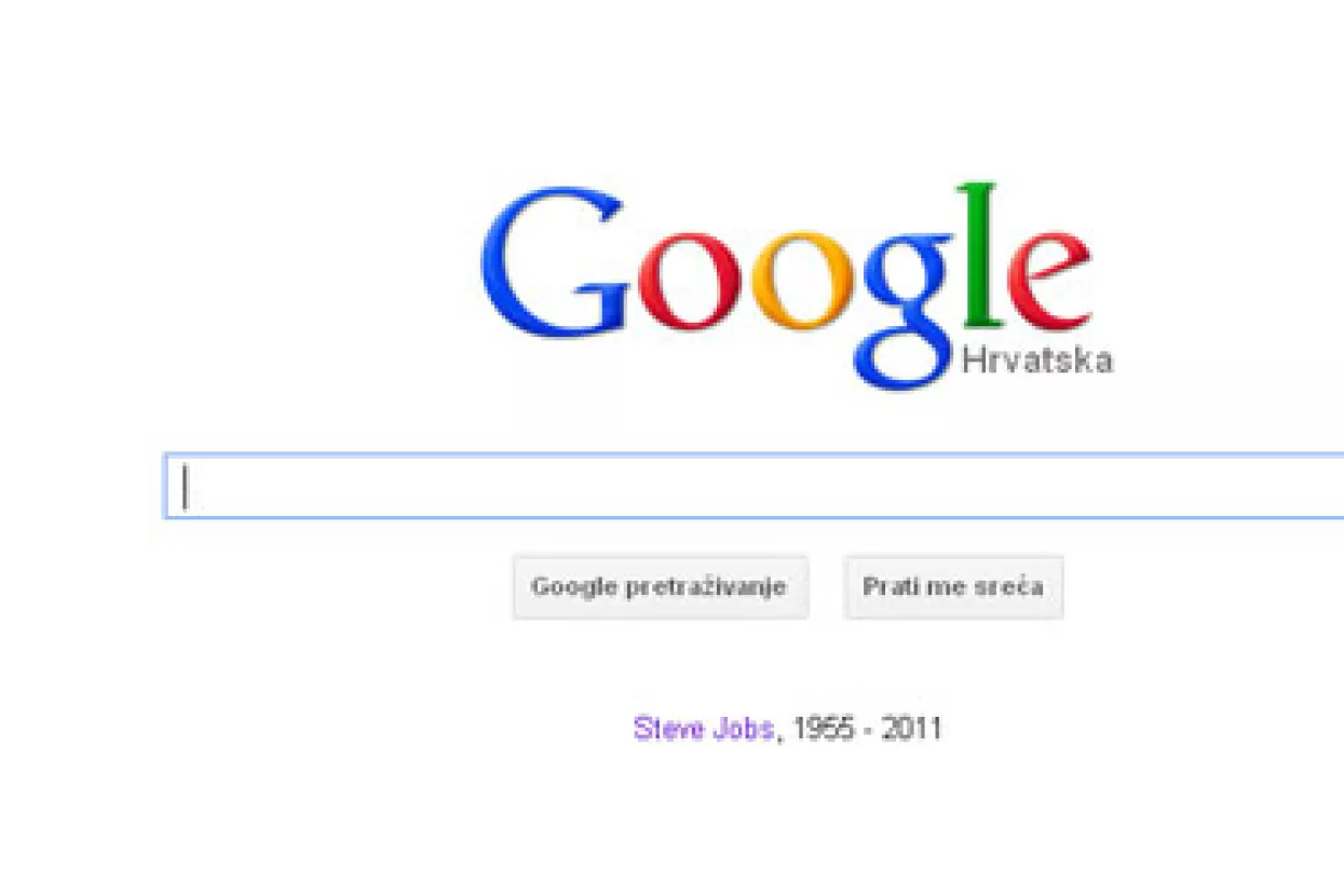 Google početnu stranicu posvetio Steveu Jobsu