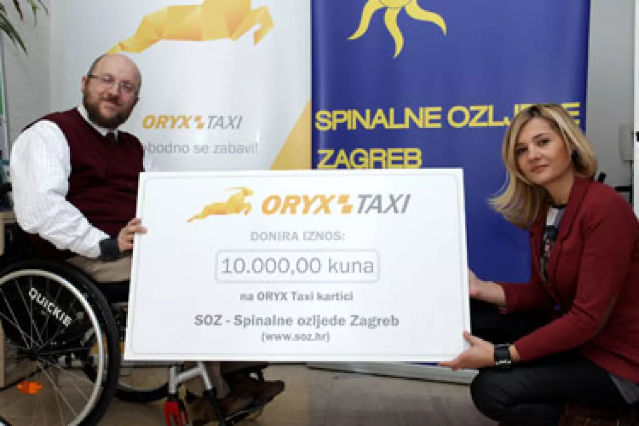 ORYX Taxi donirao 10 tisuća kuna