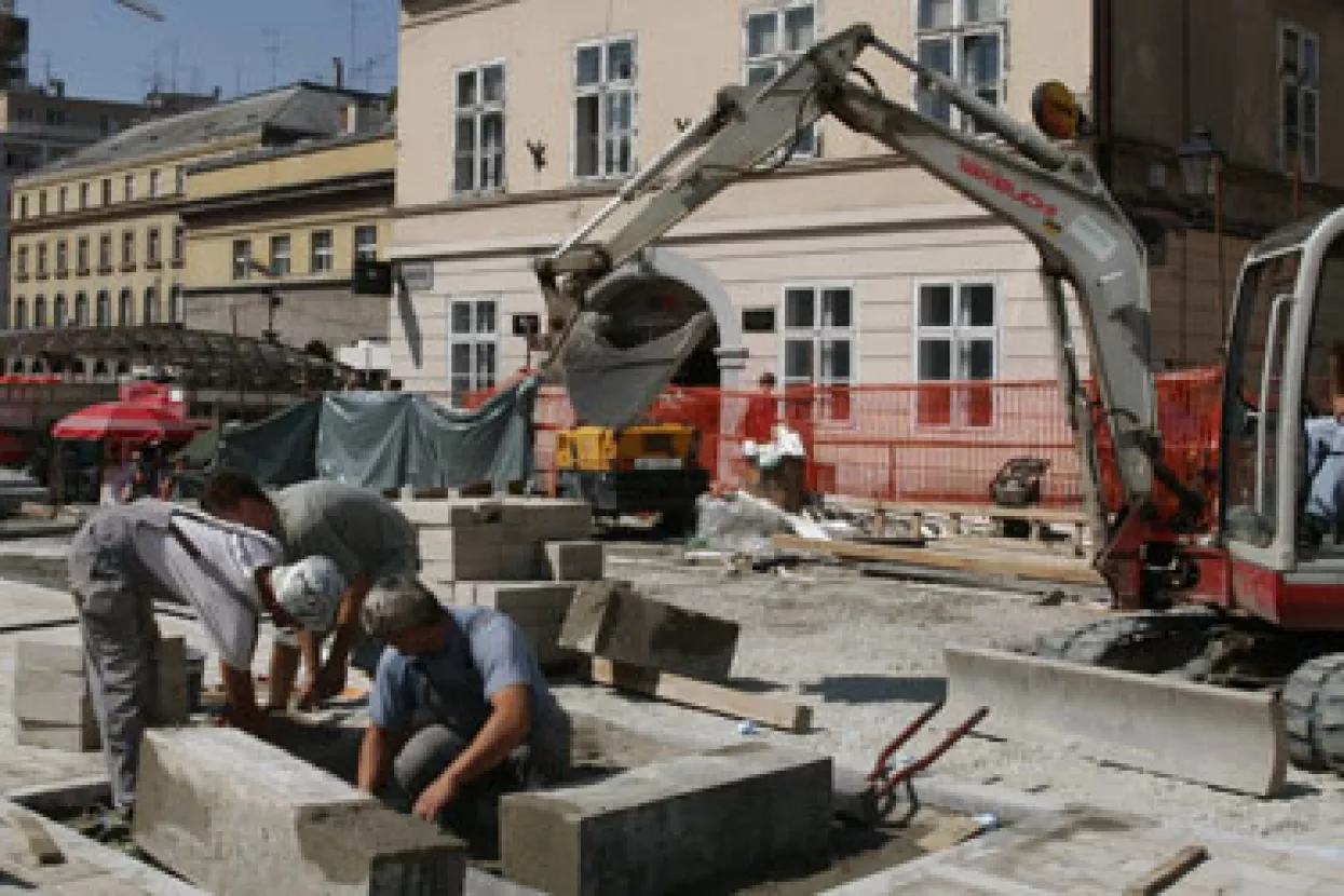 Prepolovljena vrijednost građevinskih radova u Zagrebu