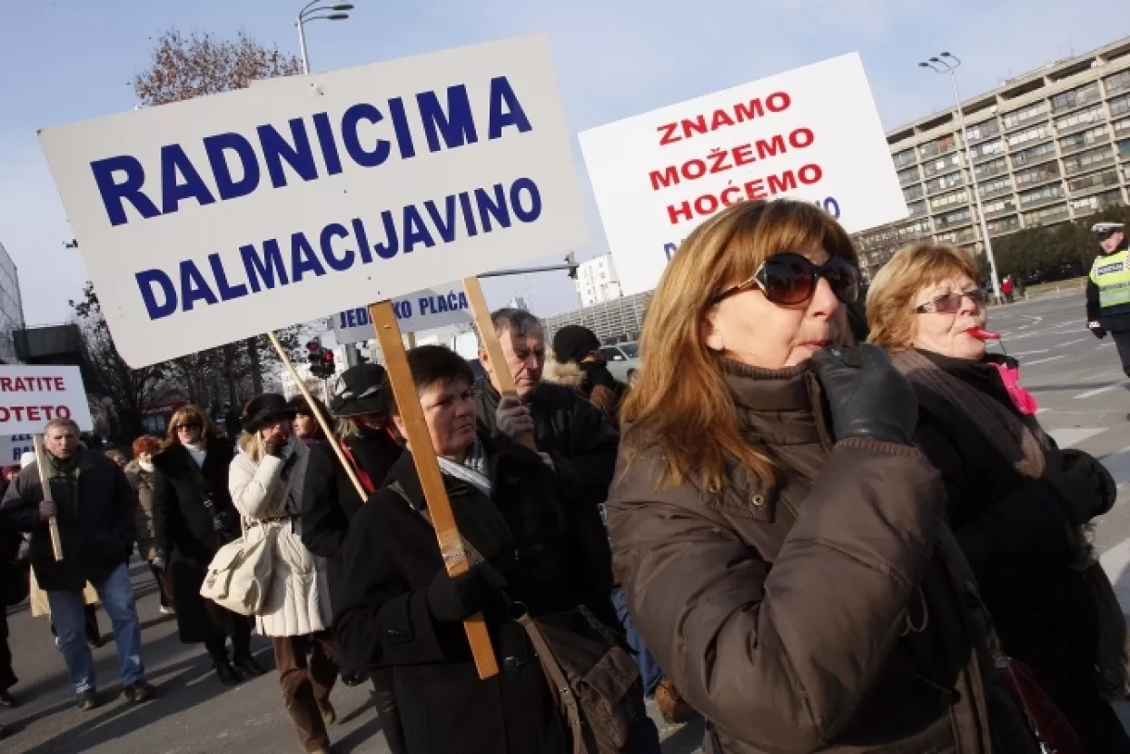 Radnici Dalmacijavina zapriječili put direktorima