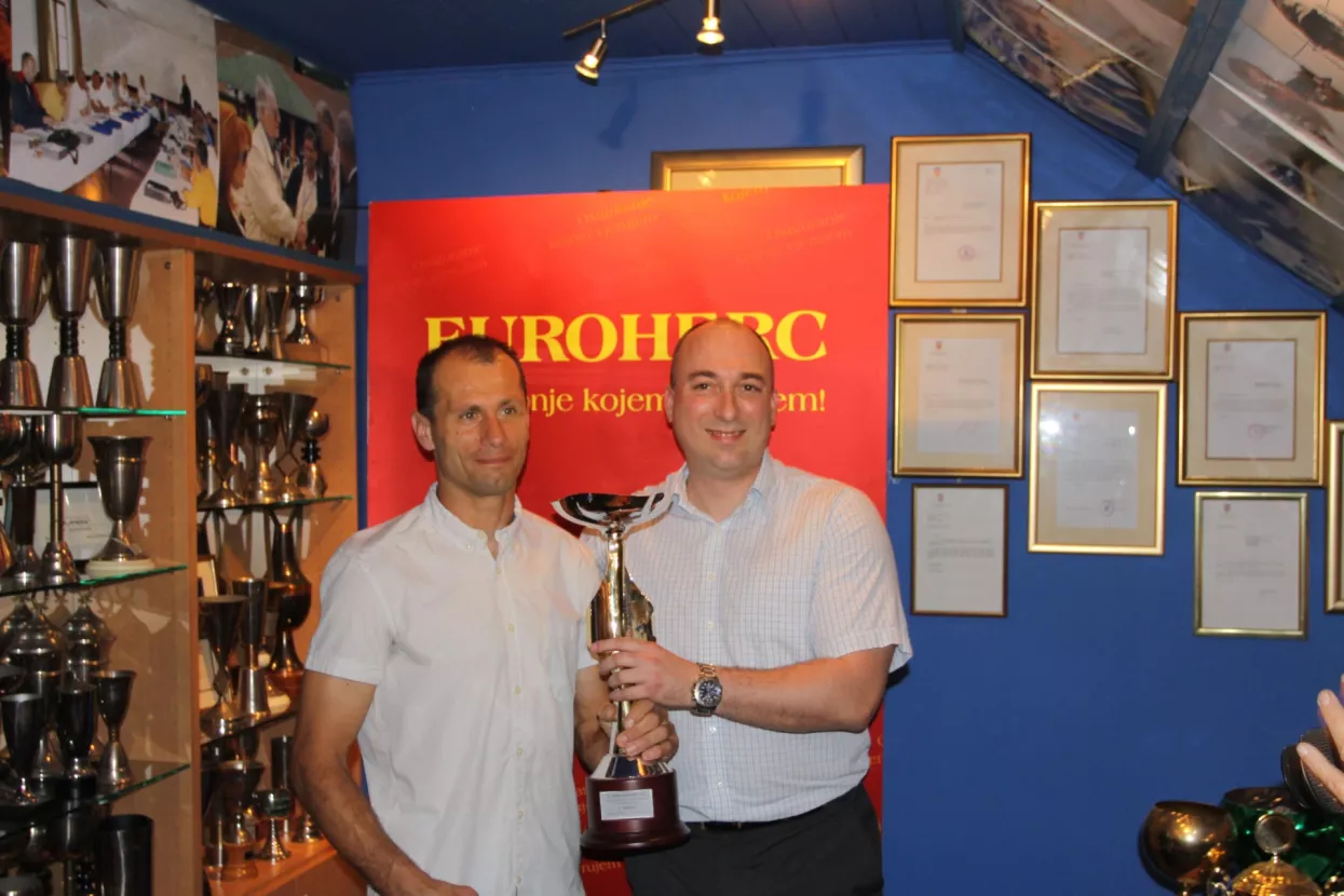 Nenad &Scaron;ipek dobitnik 15. Trofeja Euroherc