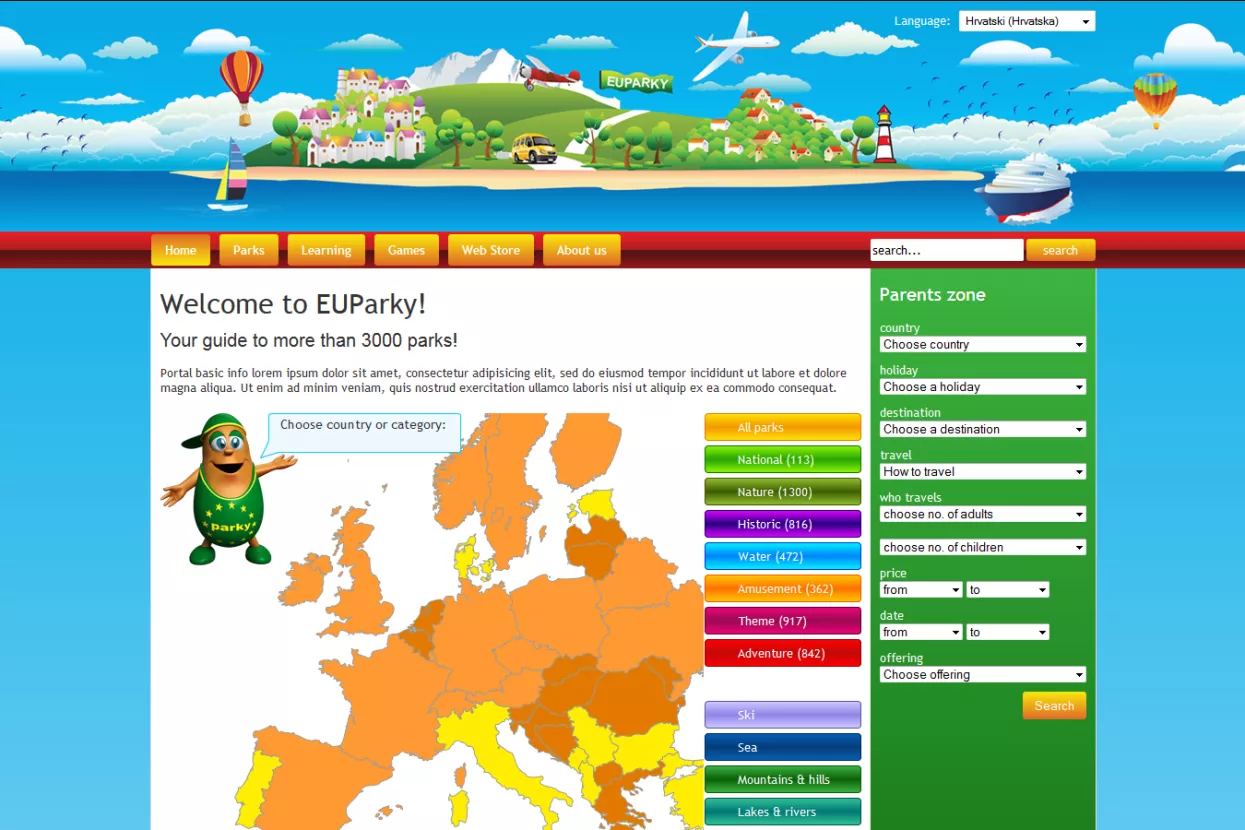 Web projekt namijenjen djeci