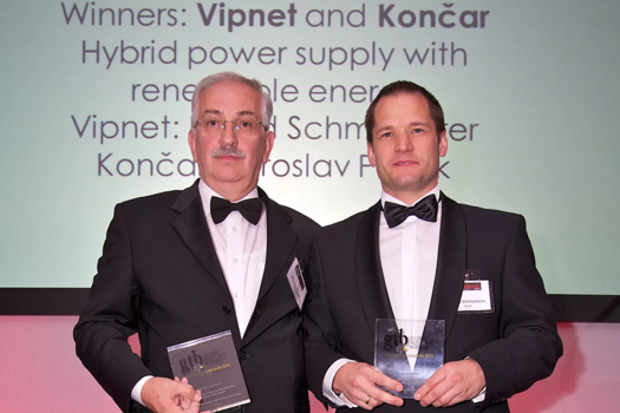 Vipnet i Končar nagrađeni za hibridni sustav baznih stanica
