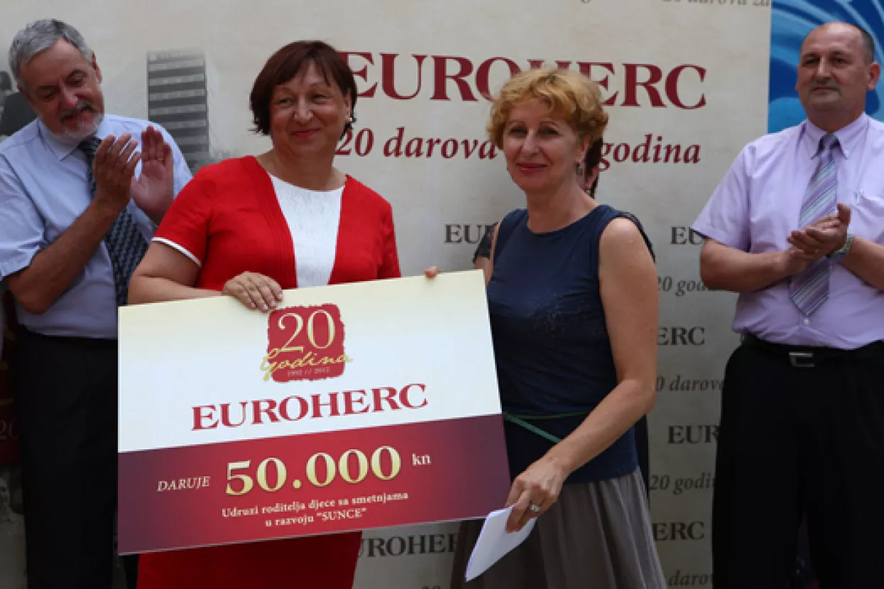 Donacija Udruzi roditelja djece sa smetnjama u razvoju 'Sunce'