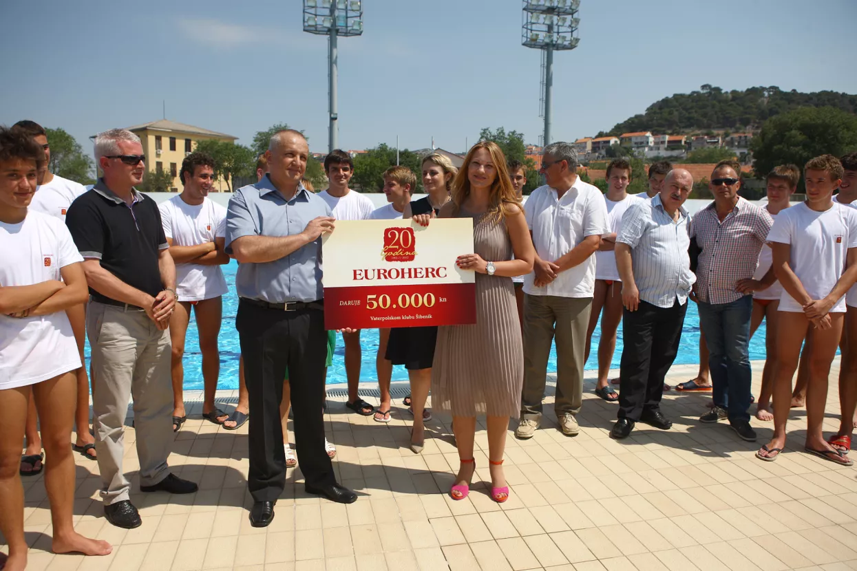 Euroherc donirao 50.000 kuna Vaterpolskom klubu &Scaron;ibenik