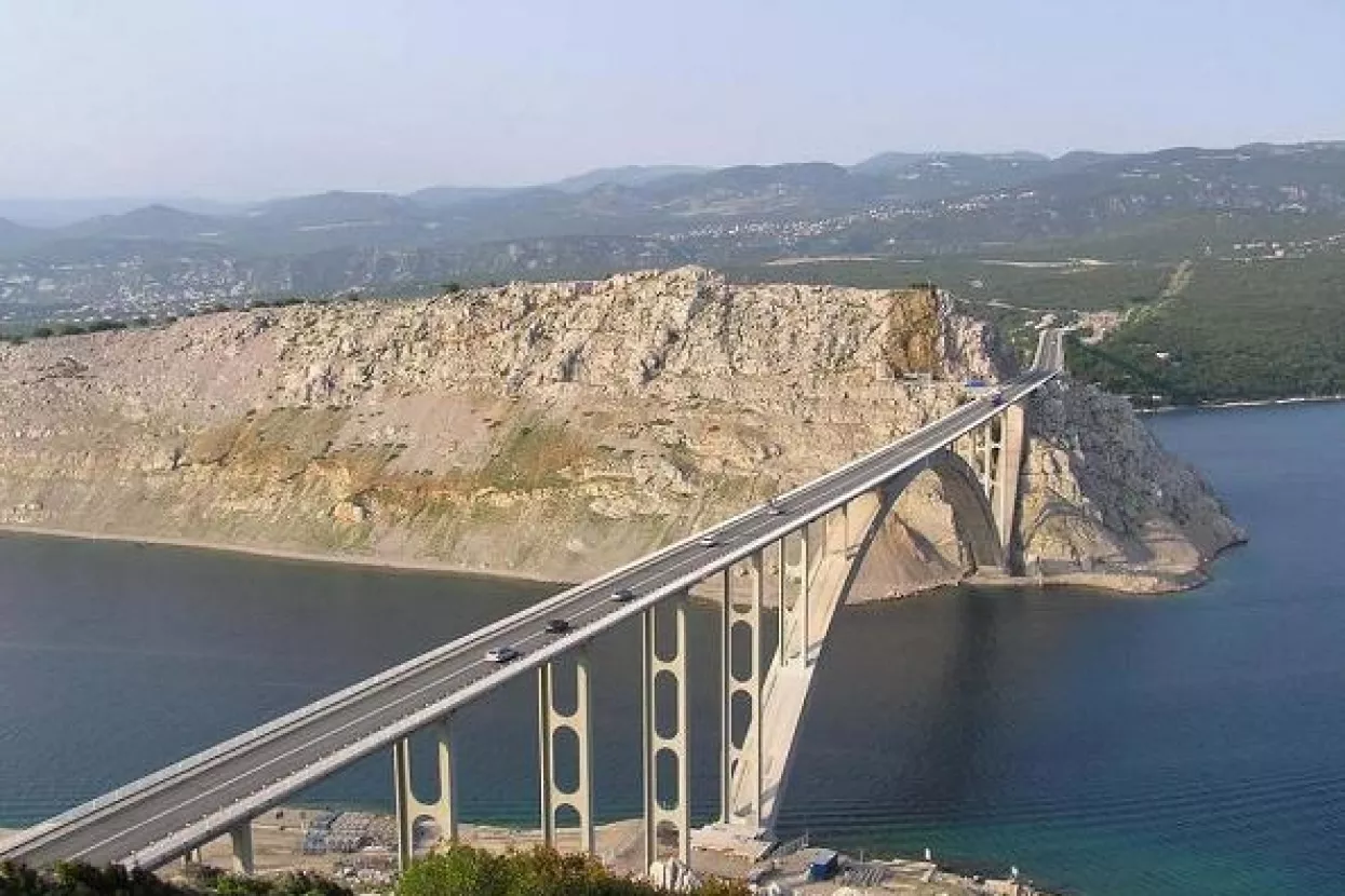 Radnici Dina Petrokemije 16. kolovoza na Krčkom mostu