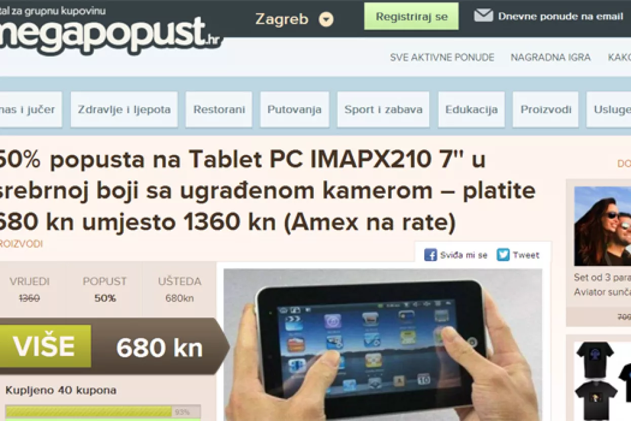 Megapopust.hr otvorio urede u Zagrebu i Rijeci