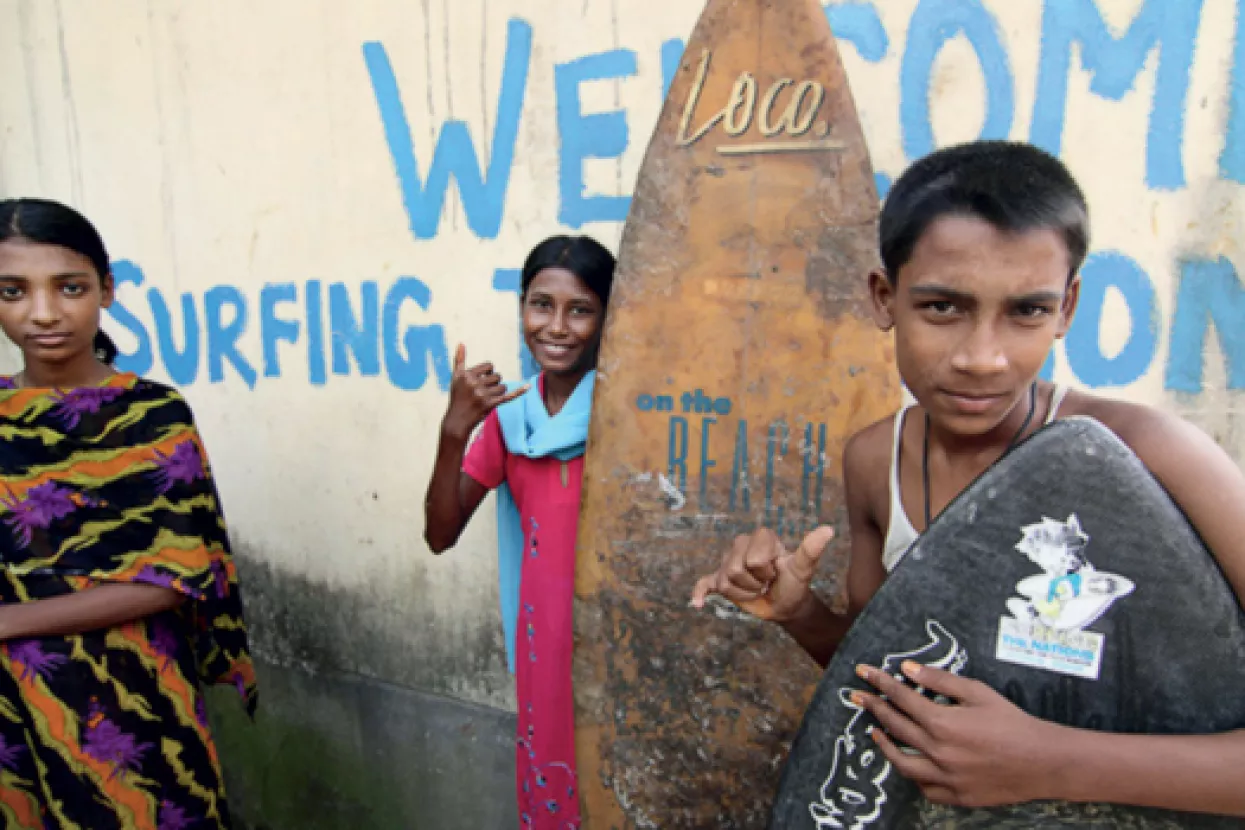 Surferice na valovima Banglade&scaron;a