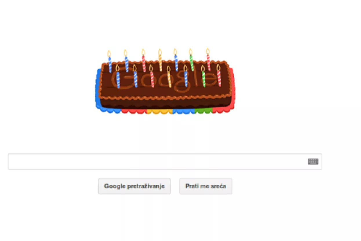 Google slavi rođendan