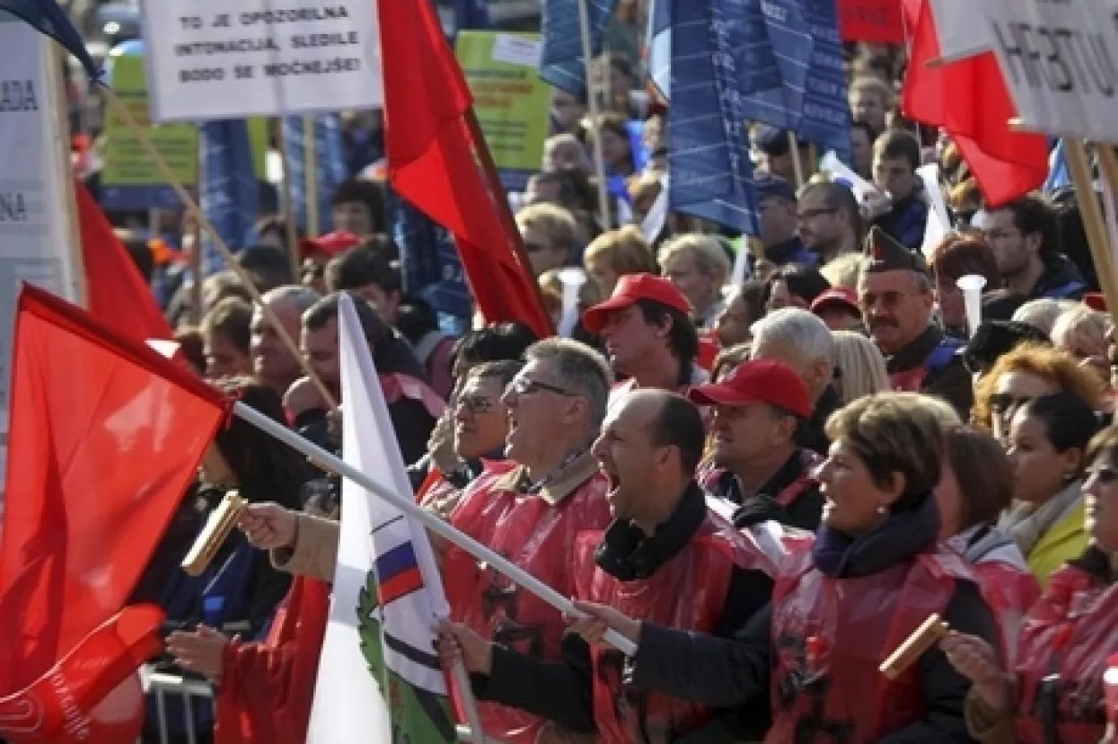 Prosvjedi protiv 'korumpiranih elita' se &scaron;ire Slovenijom