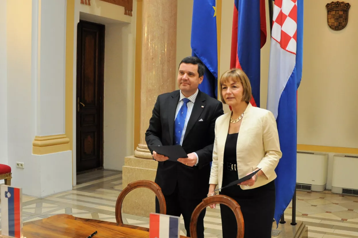 Slovenija i Hrvatska parafirale dogovor