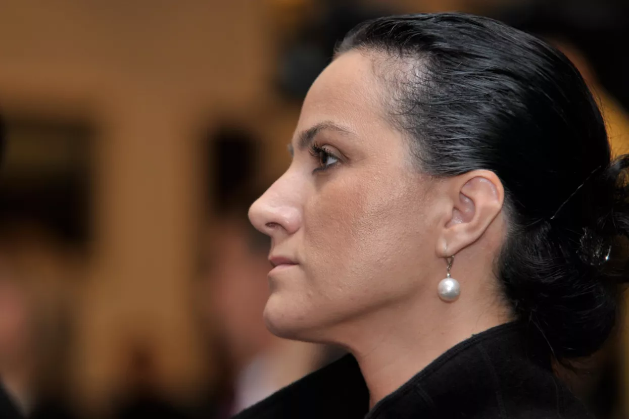 Bianca Matković na suđenju Sanaderu