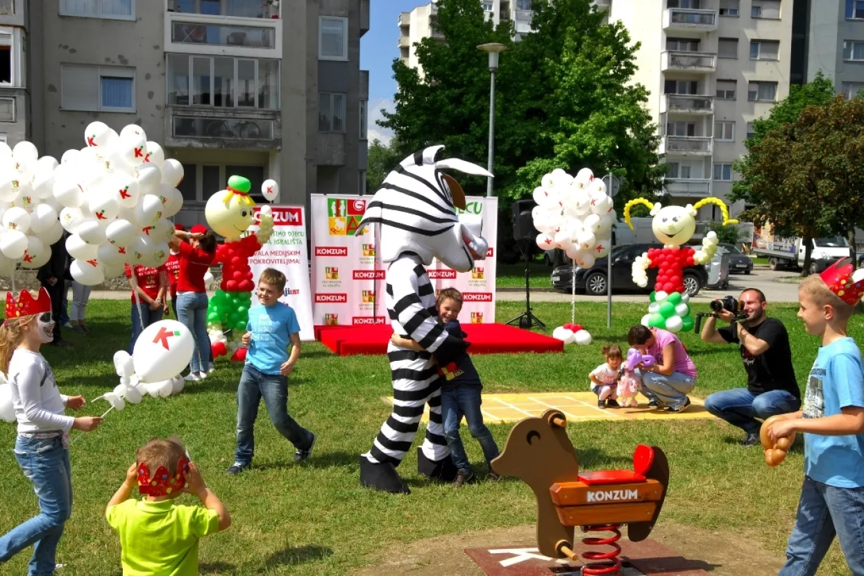 Foto: Konzum vraća karlovačku djecu na igrali&scaron;ta