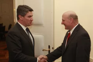 Počeo sastanak Milanovića i Microsoftovog šefa Stevea Ballmera