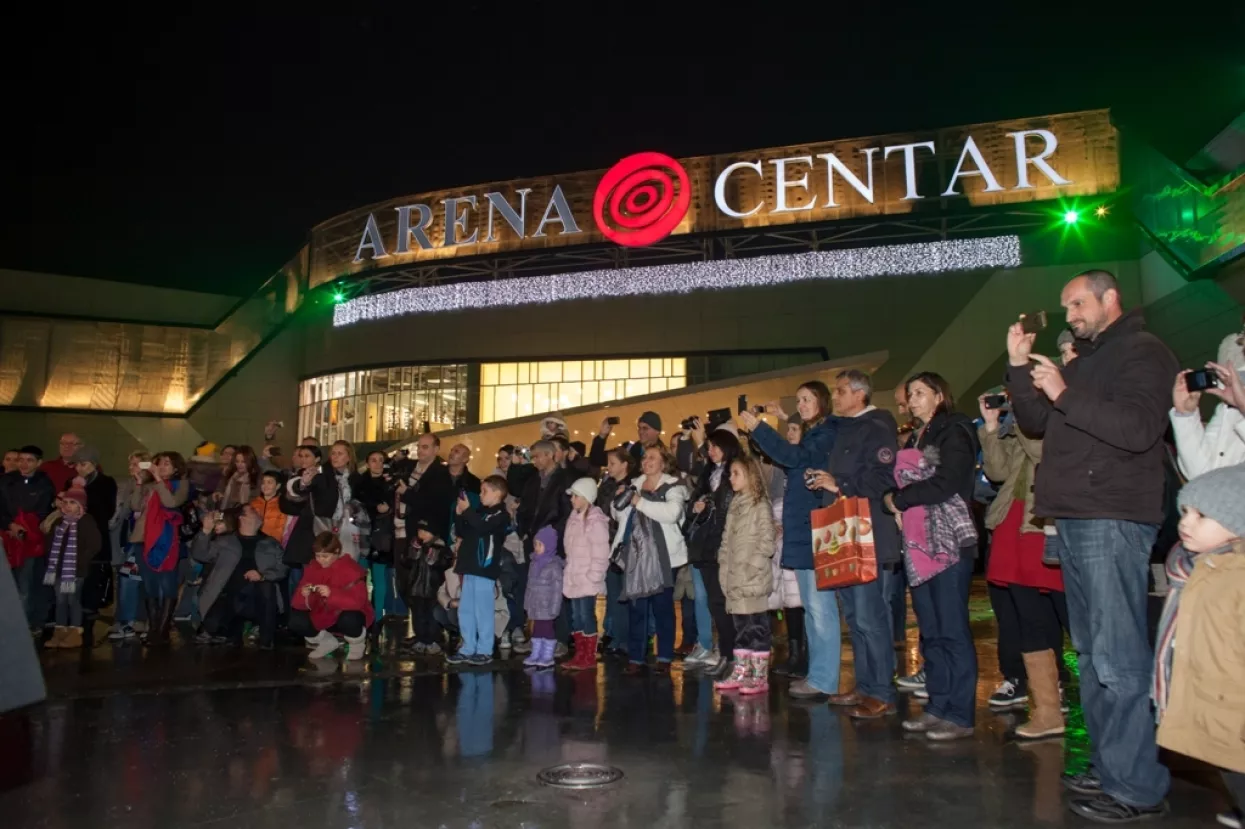 Veliko slavlje na otvorenju Adventa u Arena centru