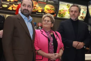 Bandić i Gavrilović na otvorenju novog McDonald'sa
