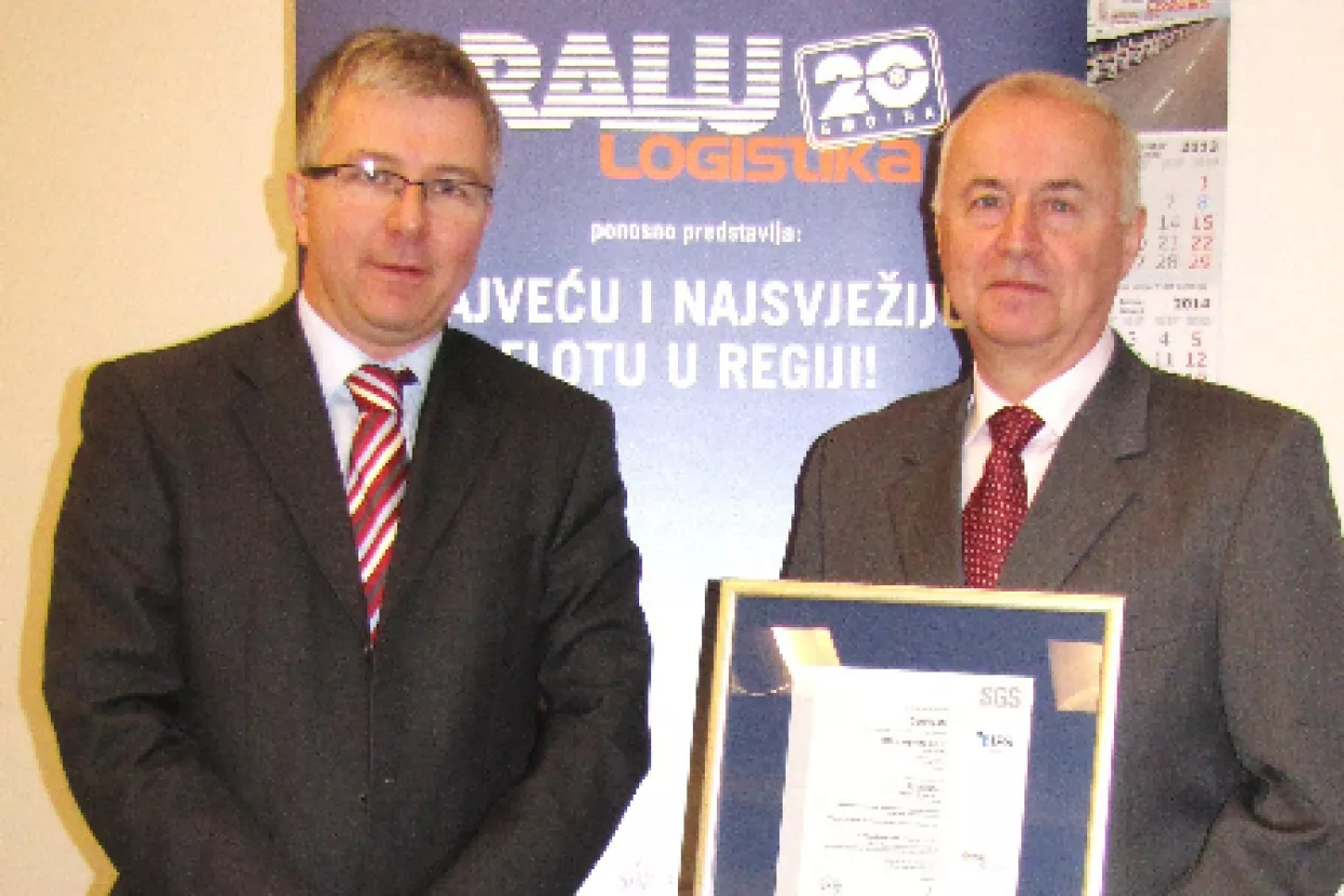 RALU - prva logistička kompanija u Hrvatskoj s IFS Logistics certifikatom