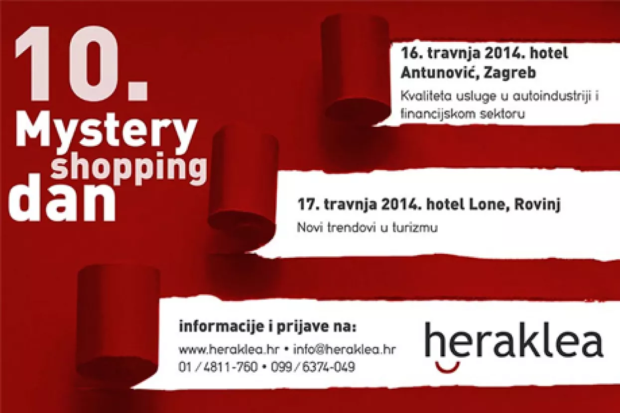 U travnju 10. Mystery shopping dan
